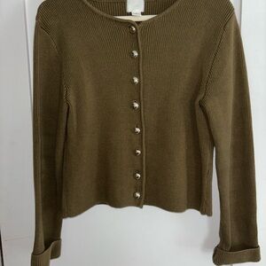 H&M Khaki Knit Sweater